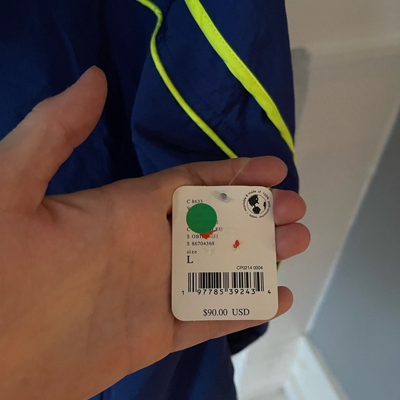 FP Movement Varsity Jacket Blue Large - Picture 6 of 7